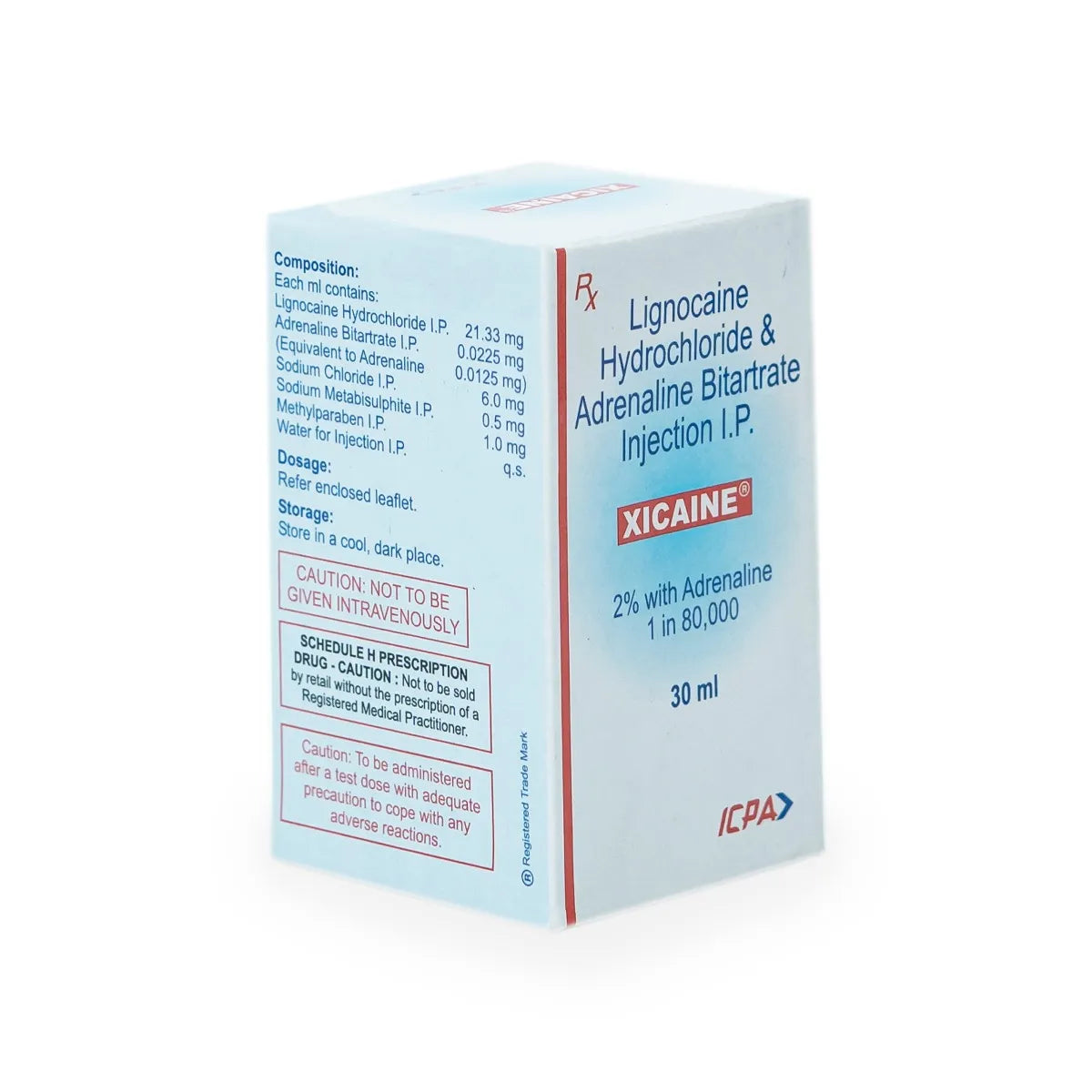 ICPA Xicaine Local Anesthetic 30ml (Pack of 10)