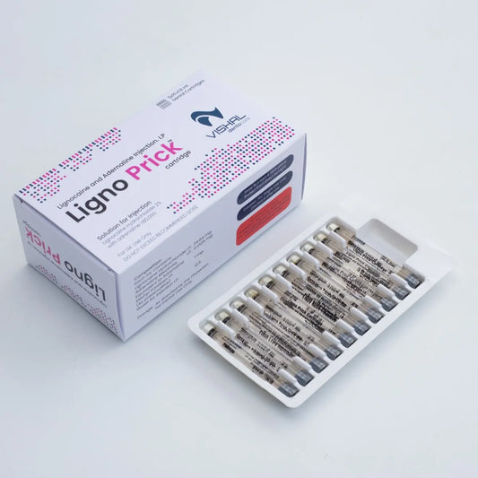 Vishal DentoCare Ligno Prick Cartridges (Pack of 50)