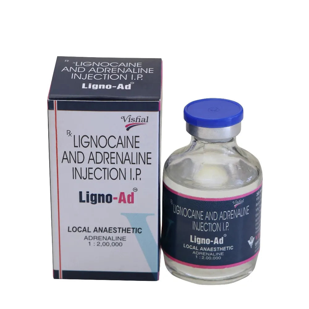 Vishal Dentocare Ligno Ad Local Anaesthetic 30ml (Pack of 10)